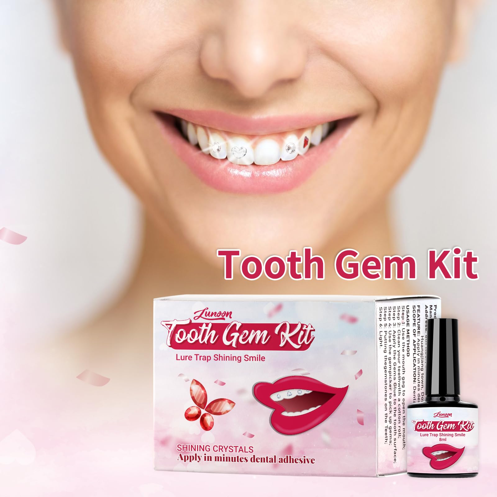 Illuminator for curing gems