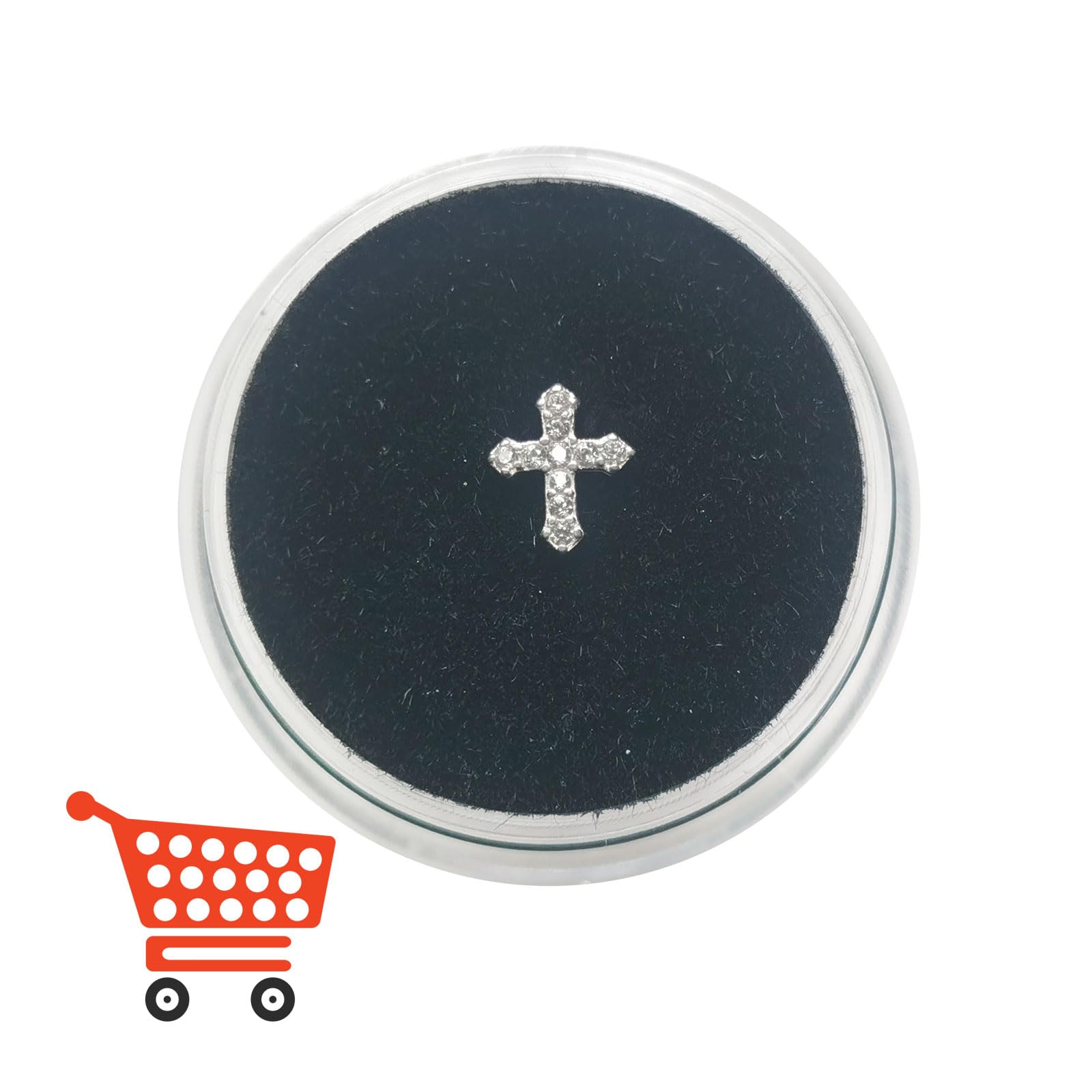 Honeycomb-backed base of tooth gem