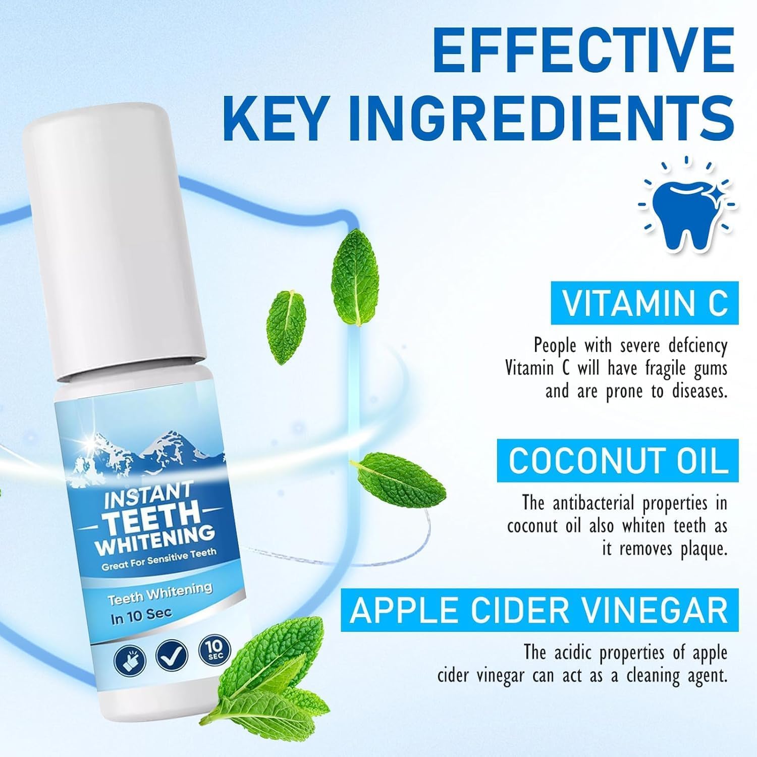 Tooth Paint applicator and packaging