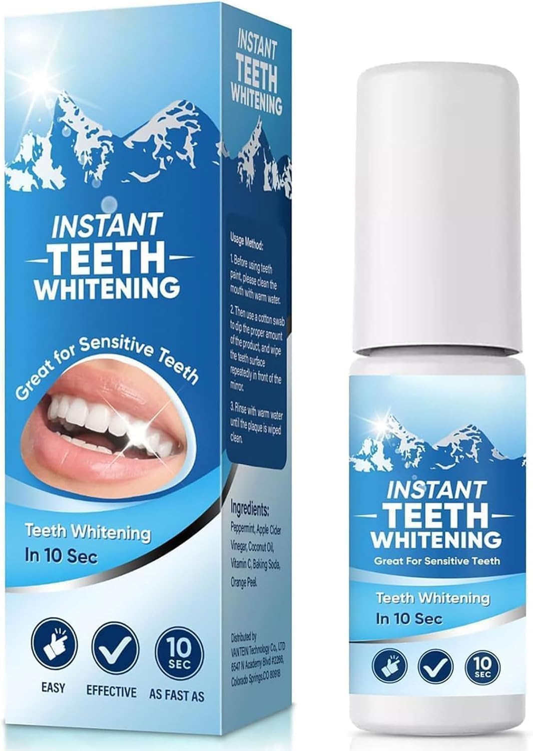 Front view of Tooth Paint whitening kit