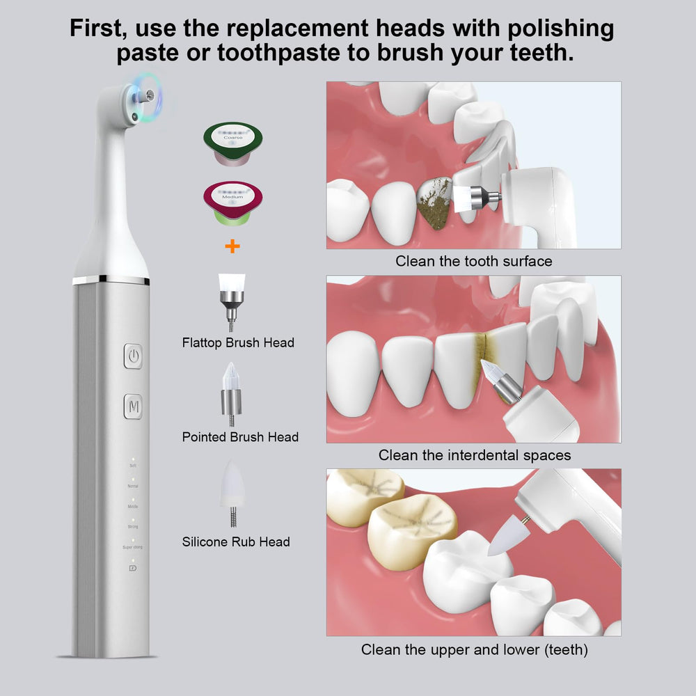 Heads for cleaning surfaces and residue