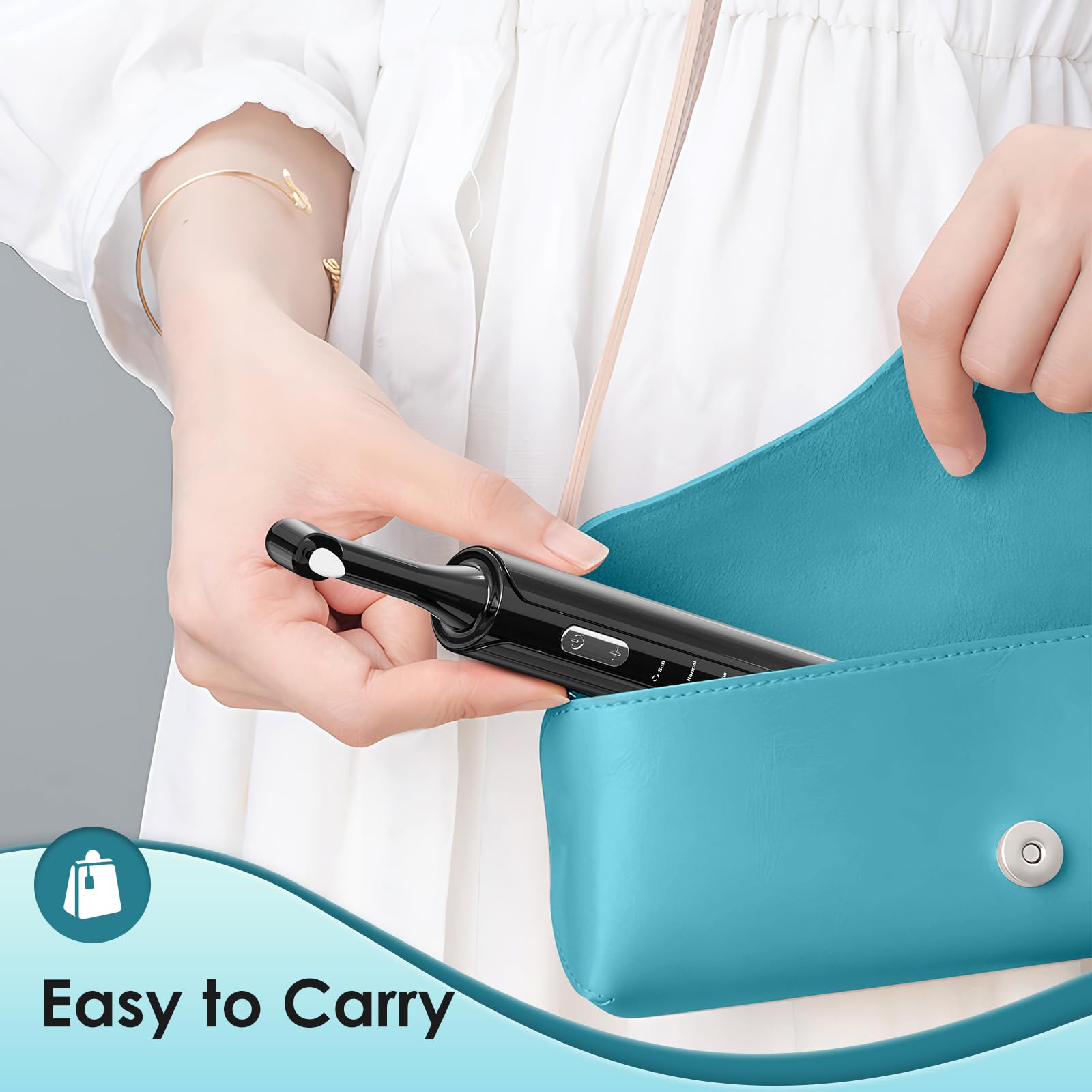 IPX6 waterproof design with ABS body