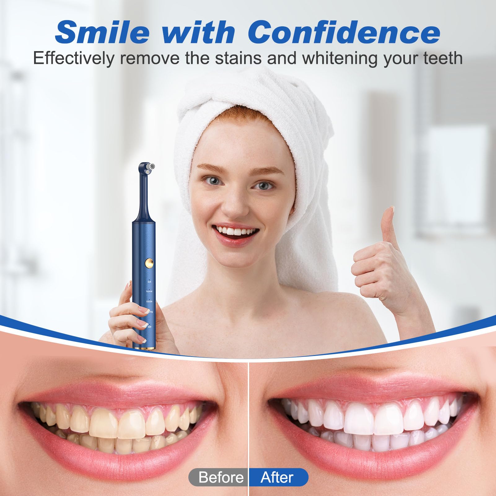 Product packaging content of the tooth polisher kit