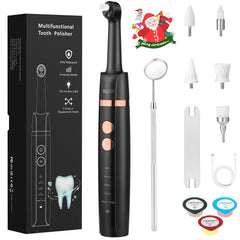 Front view of SIQUER Tooth Polisher in black