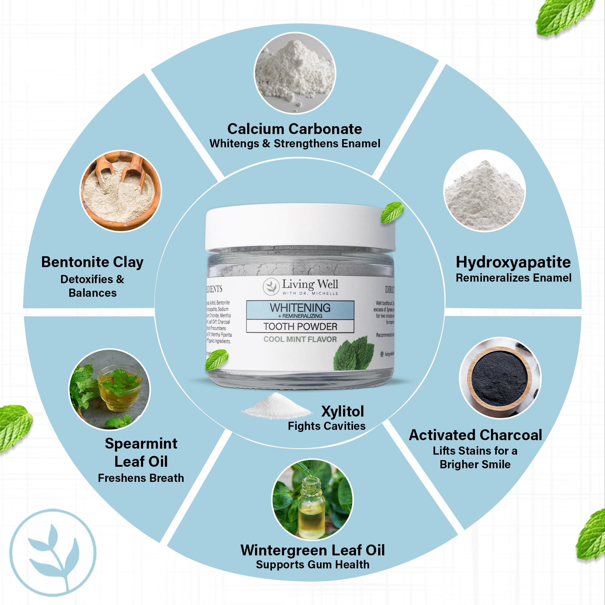 Hydroxyapatite mineral for enamel remineralization