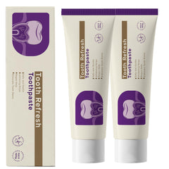Front view of Tooth Refresh toothpaste 2-pack