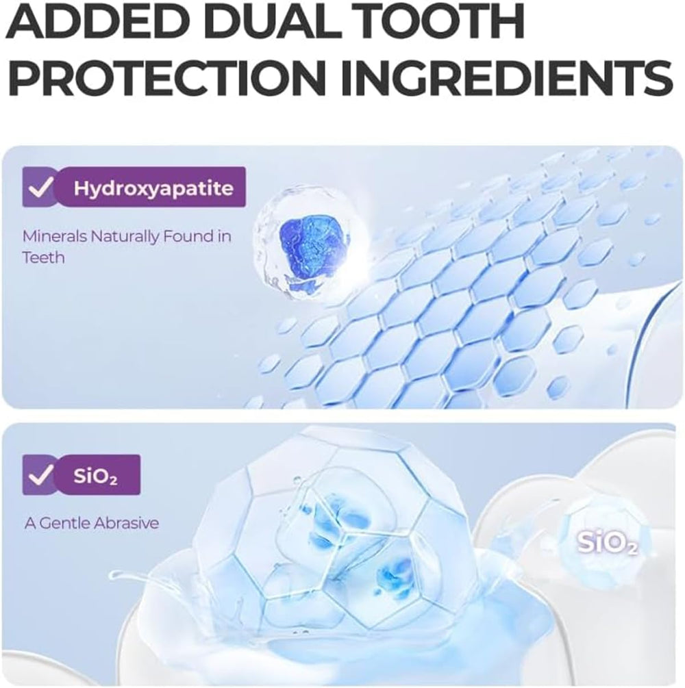 Tooth Refresh toothpaste removing coffee, tea and wine stains