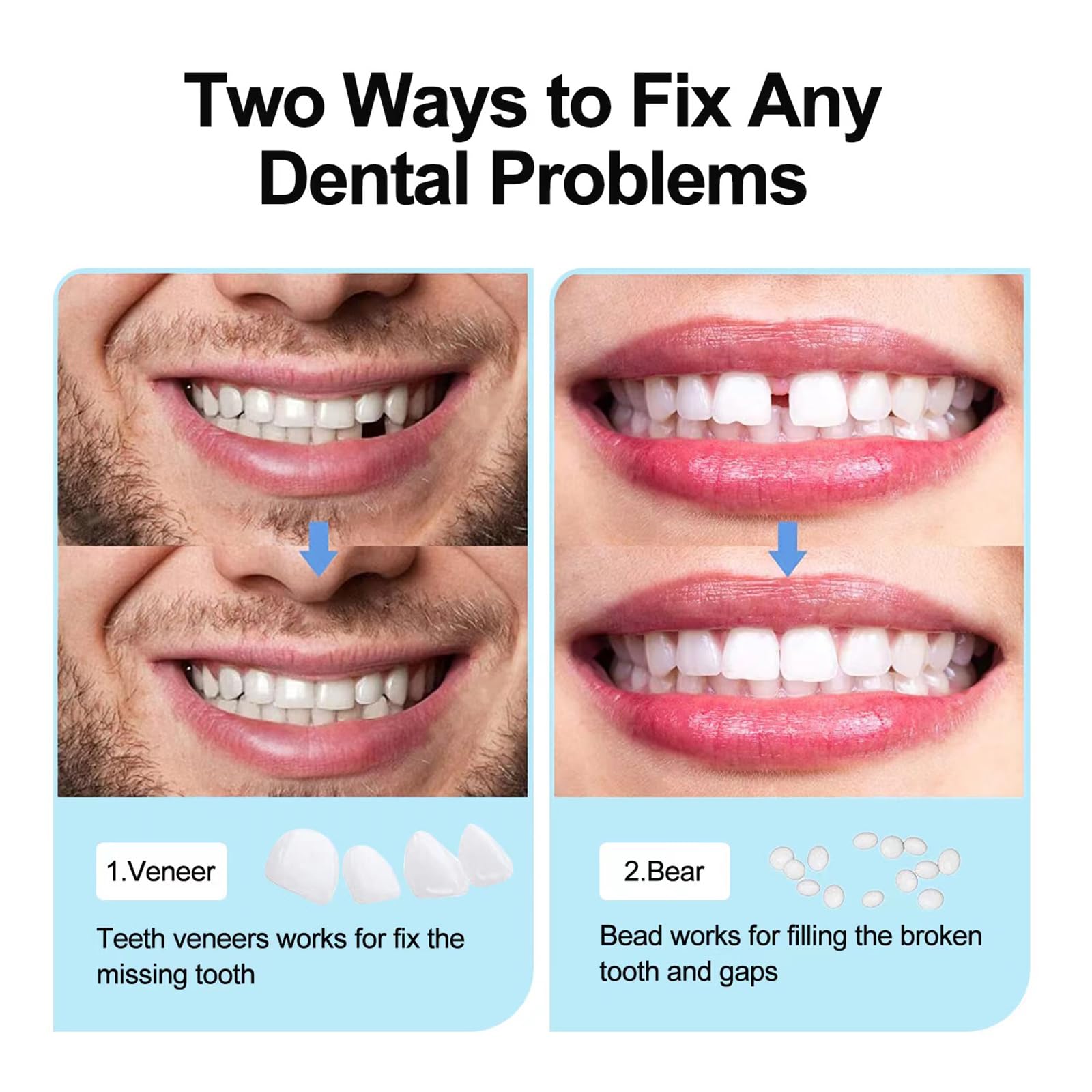 Color-matching stain test with coffee and tea