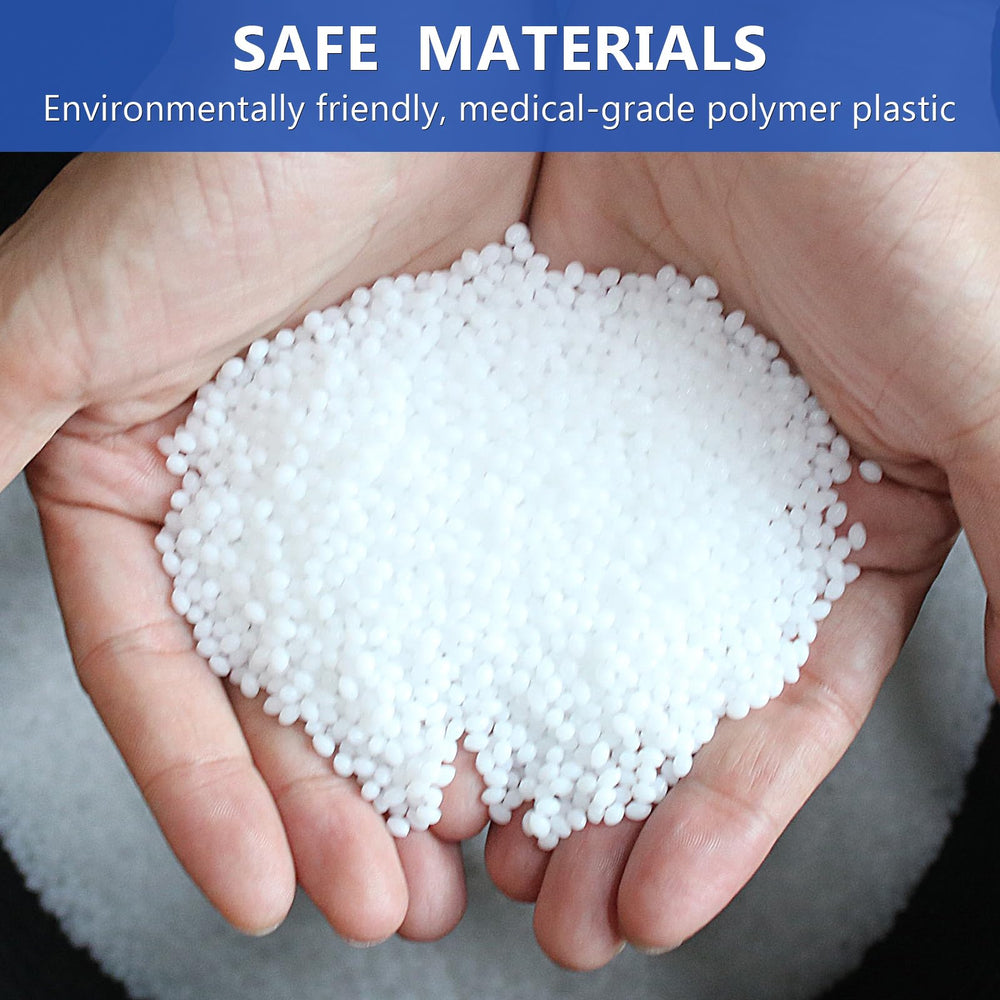Close-up of safe, non-toxic thermoplastic beads