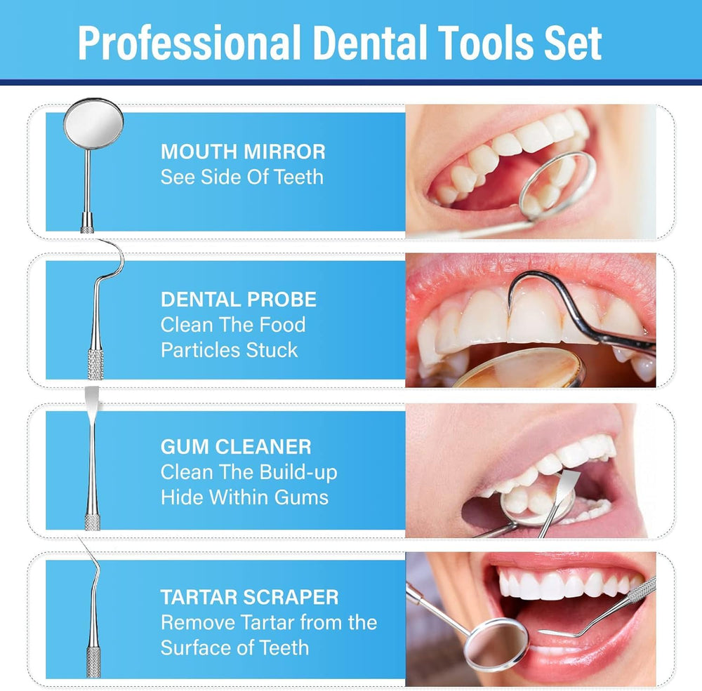 Natural color of beads matching real teeth