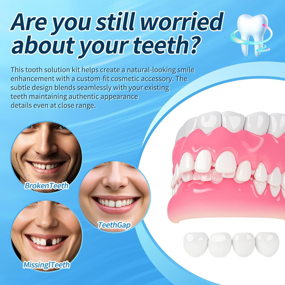 False teeth model included in the kit