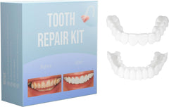 Hero image of the tooth replacement kit showing a natural-looking smile