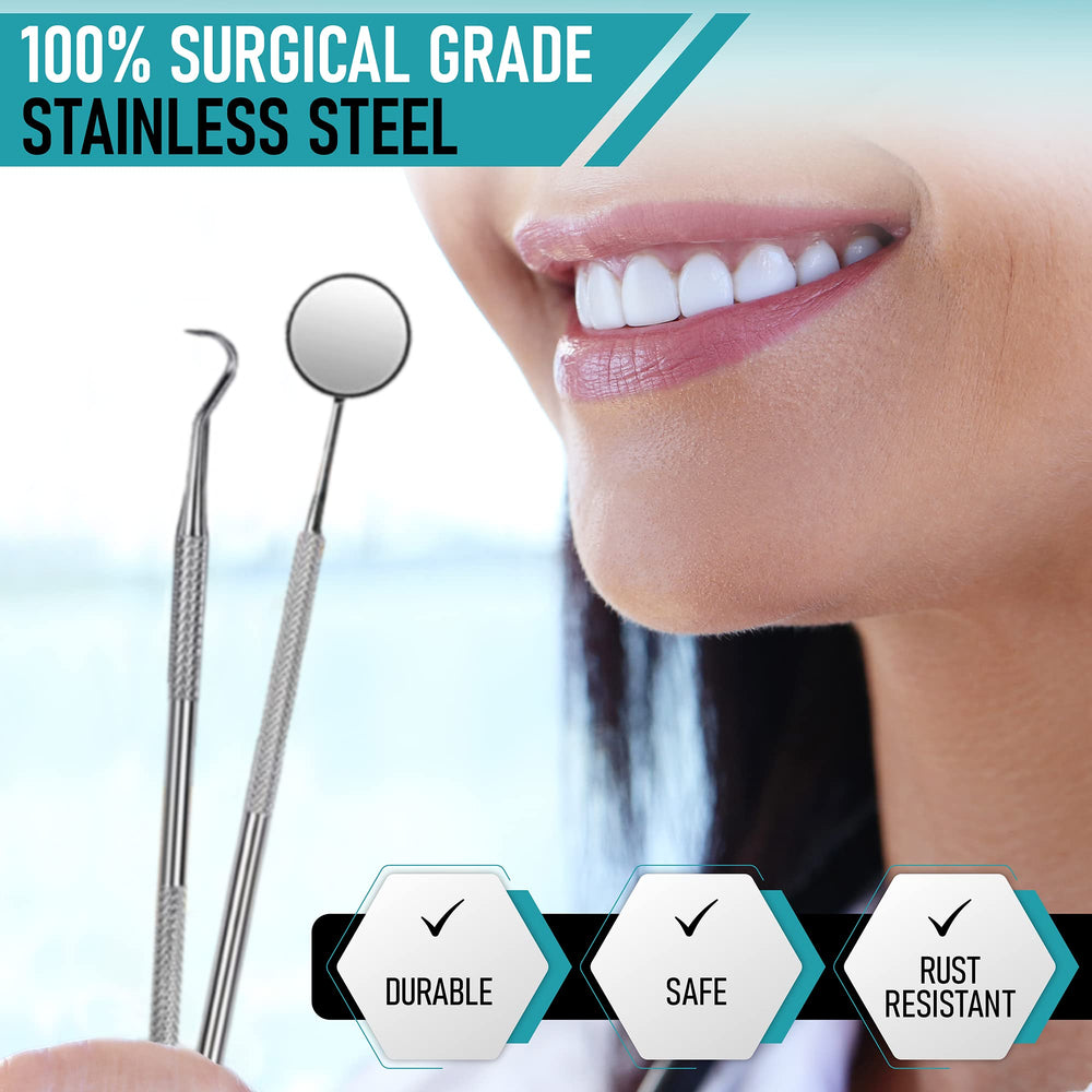 Tooth and tongue scraper dental tools
