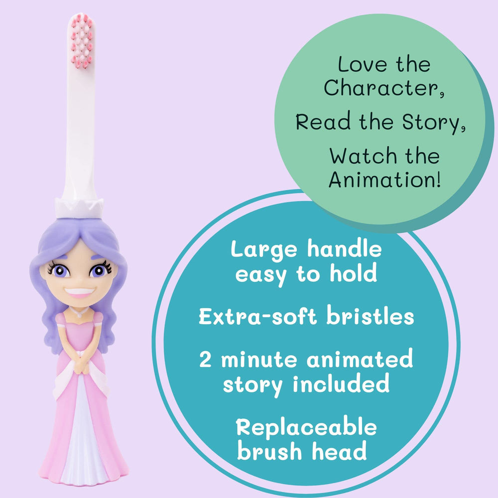 Toothbrush bristles close-up