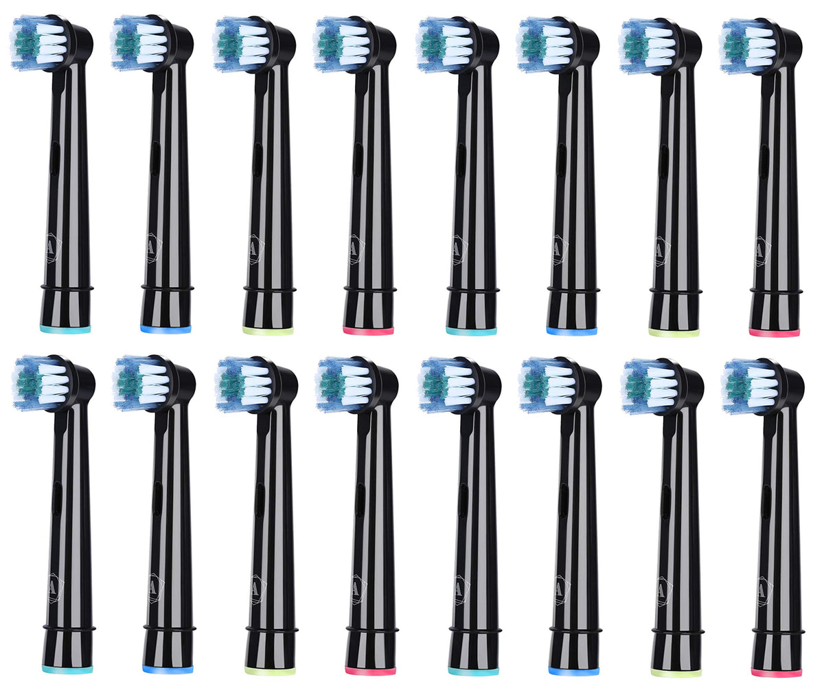 16-pack Aster toothbrush heads compatible with Oral-B and Braun