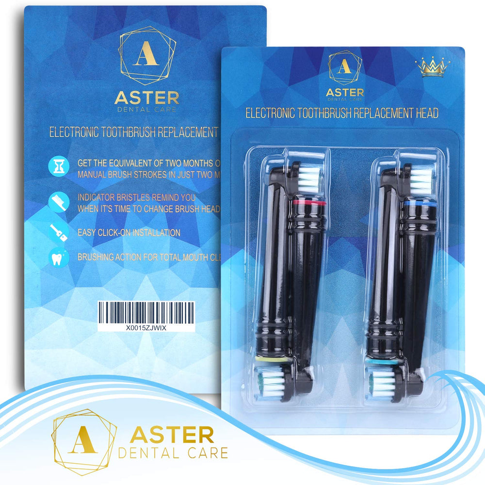 Professional-grade bristles on replacement toothbrush head