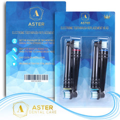 Professional-grade bristles on replacement toothbrush head