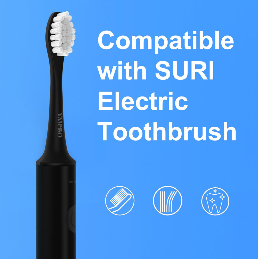 Close-up of replacement brush heads showing W-cut bristles