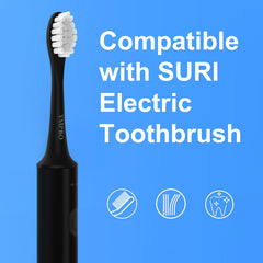 Close-up of replacement brush heads showing W-cut bristles