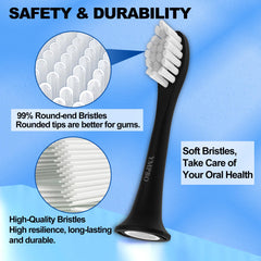 YMPBO replacement brush heads compatible with Suri Electric Toothbrush