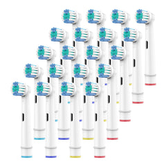 Oral-B replacement toothbrush head with Dupont bristles in a 20 pack