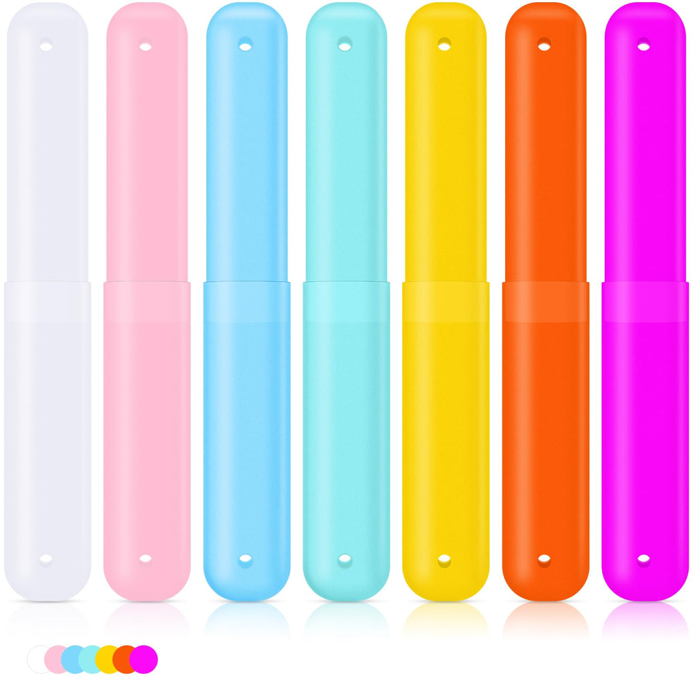 60-piece pink toothbrush holder