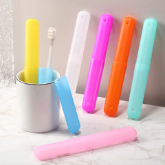 60-piece purple toothbrush holder