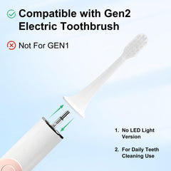 Dust cover and hygienic packaging for replacement heads