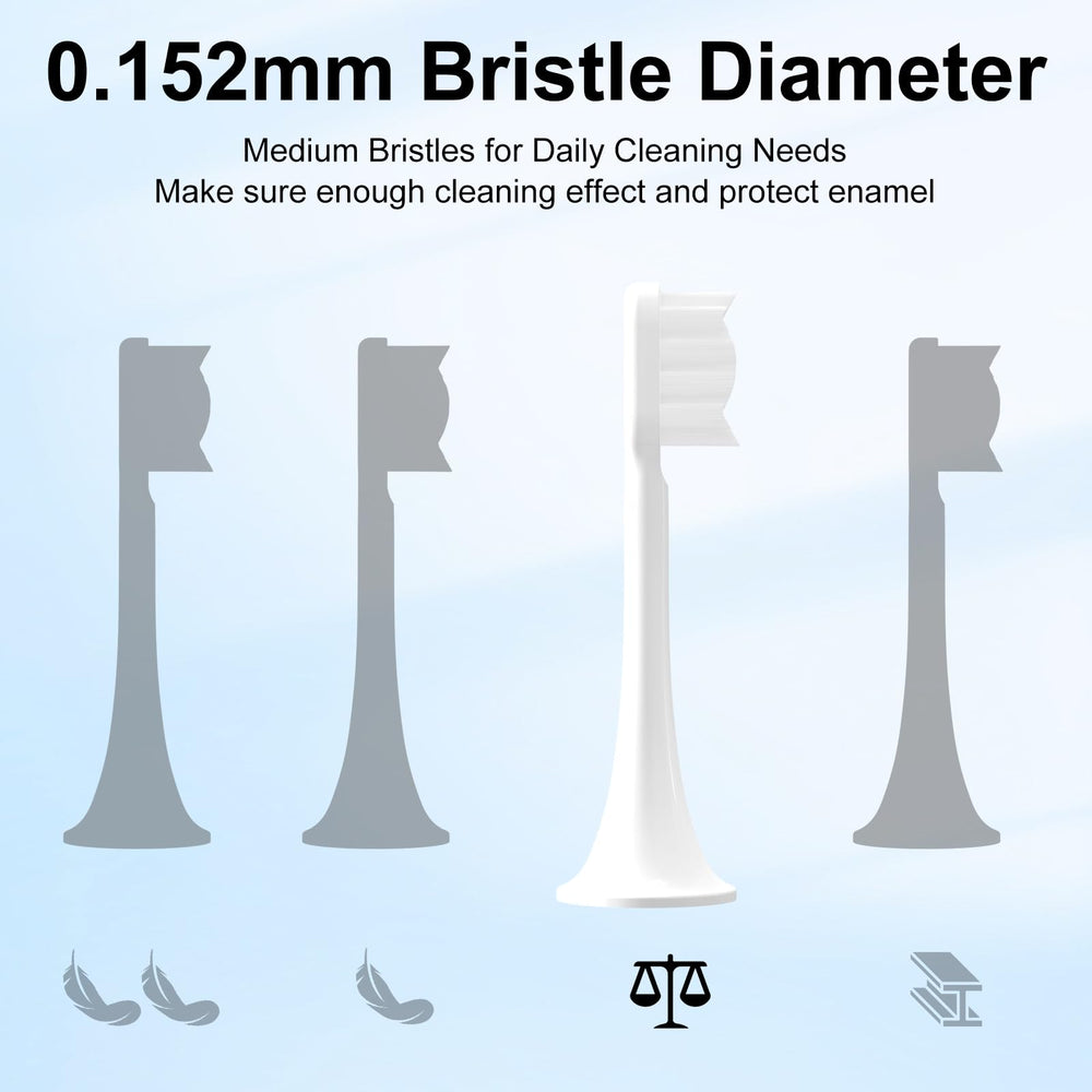 W-shaped bristle design for thorough cleaning