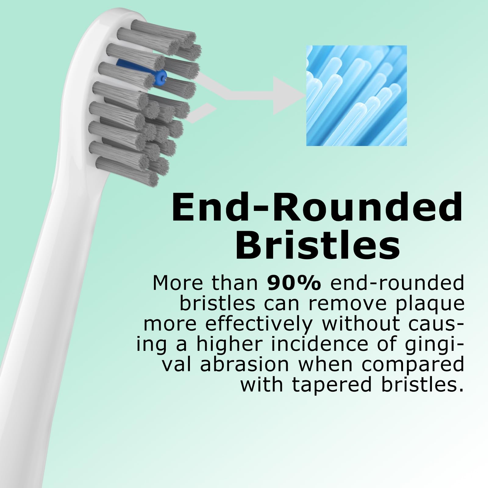 Dentist-recommended replacement every 3 months