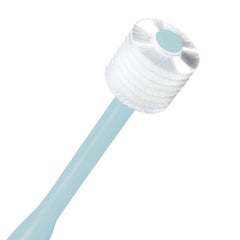 Toothbrush round head with ultra-soft bristles in lilac