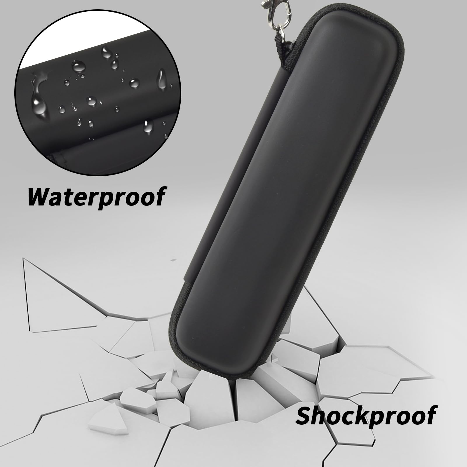 Carabiner attached for secure carrying