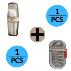 Toothbrush travel case with cover