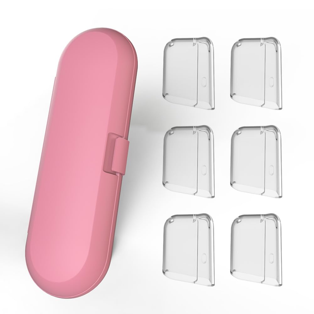 Pink toothbrush travel case compatible with Philips Sonicare toothbrushes