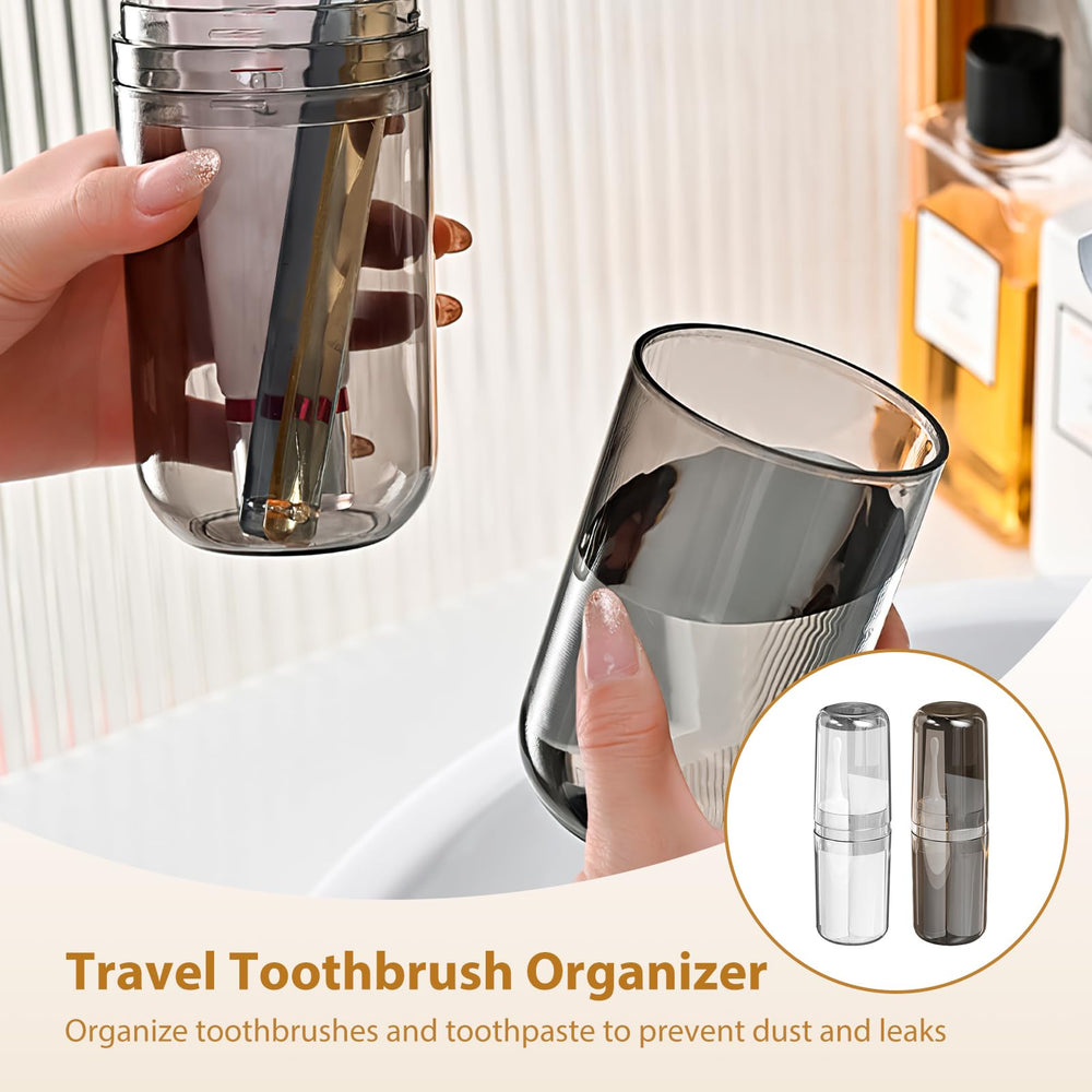 Product packaging for the toothbrush travel case
