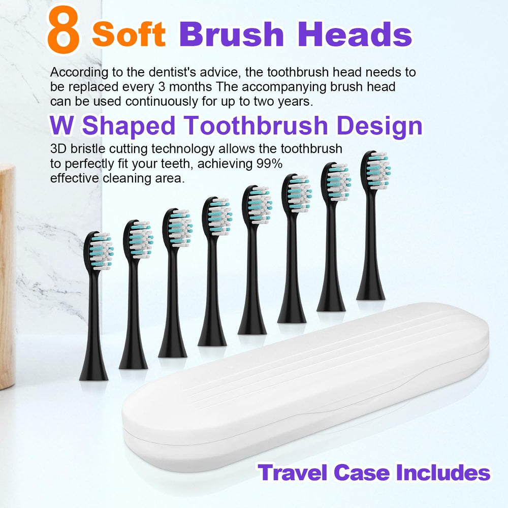 Packaging and accessories for the black whitening toothbrush