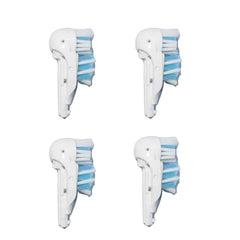 4-pack sensitive replacement electric toothbrush heads with dual-clean rotating design