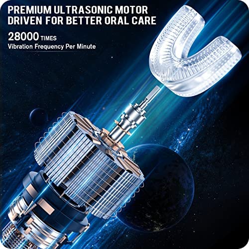 Low-amplitude high-frequency motor illustration for kids toothbrush