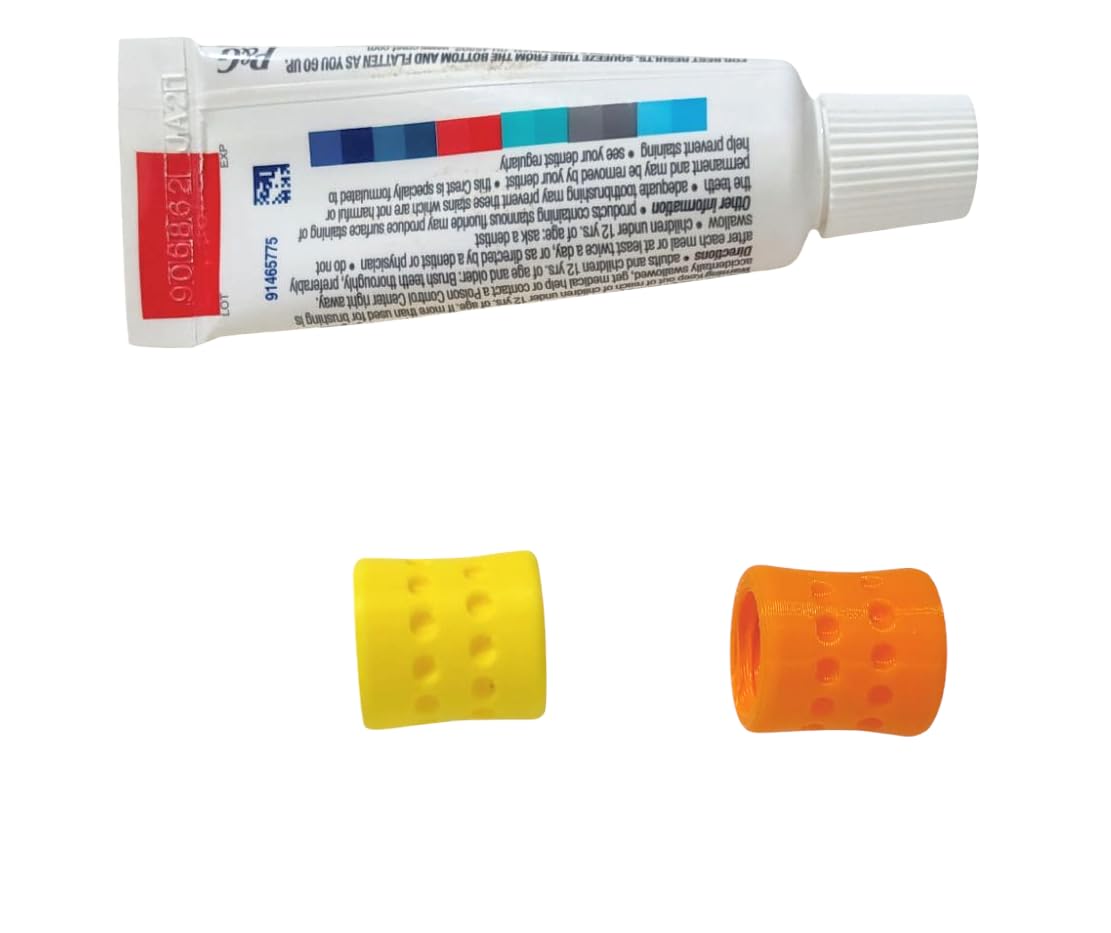 Using refill adapters to refill a toothpaste tube