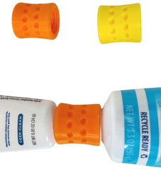 Close-up of USA-made organic plastic material