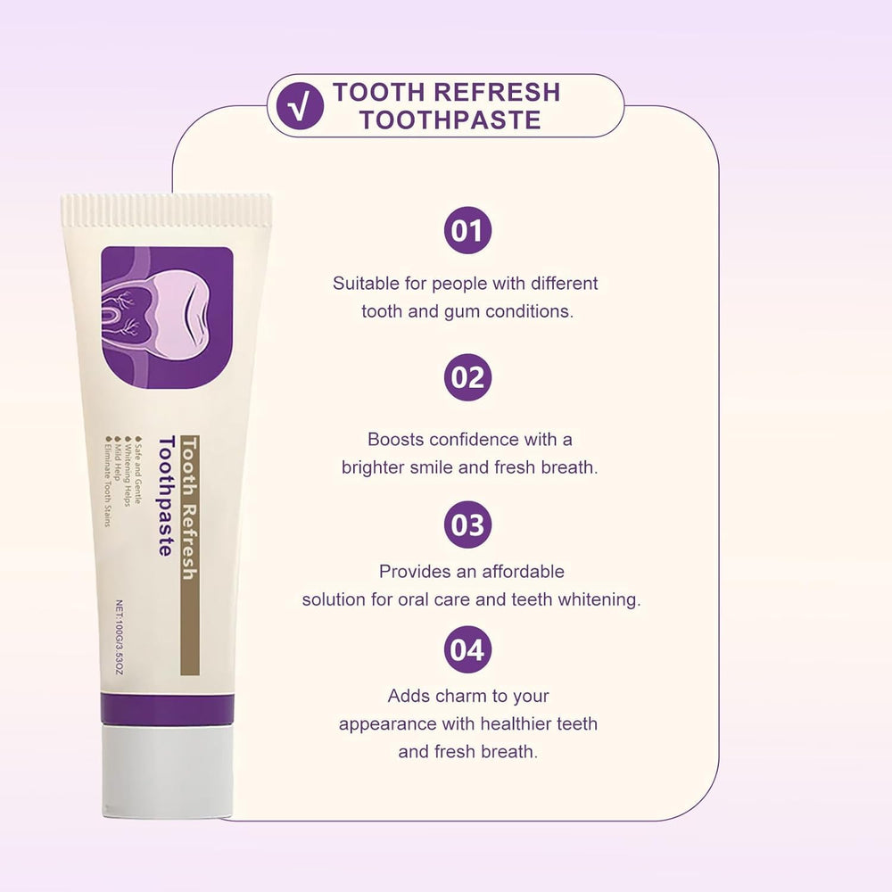 Illustration of fresh breath from Tooth Refresh toothpaste