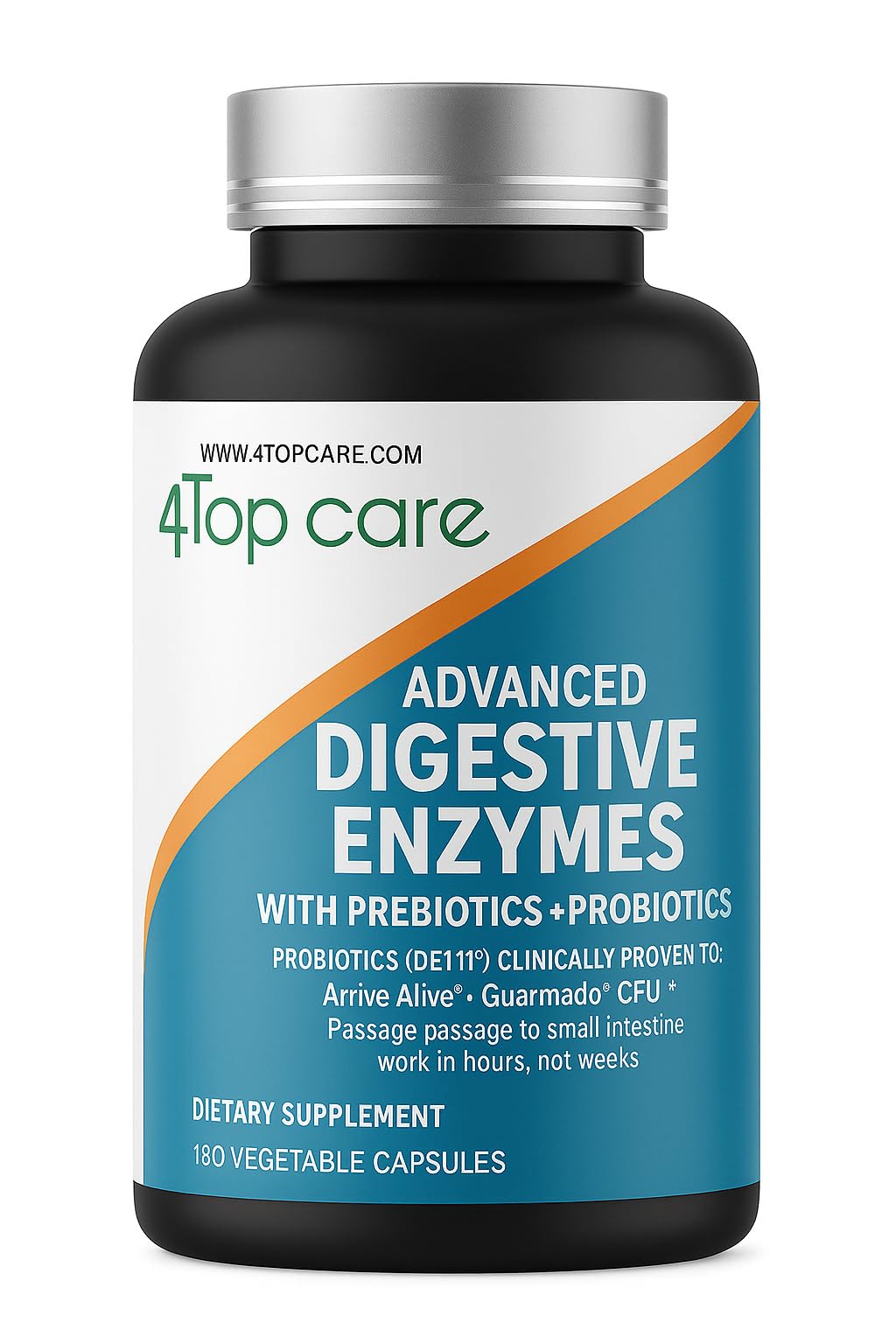 Hero image of 4 TOP CARE H4U Digestive Enzymes bottle