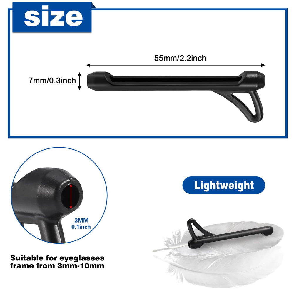 Soft silicone eyeglass temple tips sleeve for comfortable wear