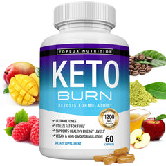 Toplux Keto Burn Pills bottle – front view