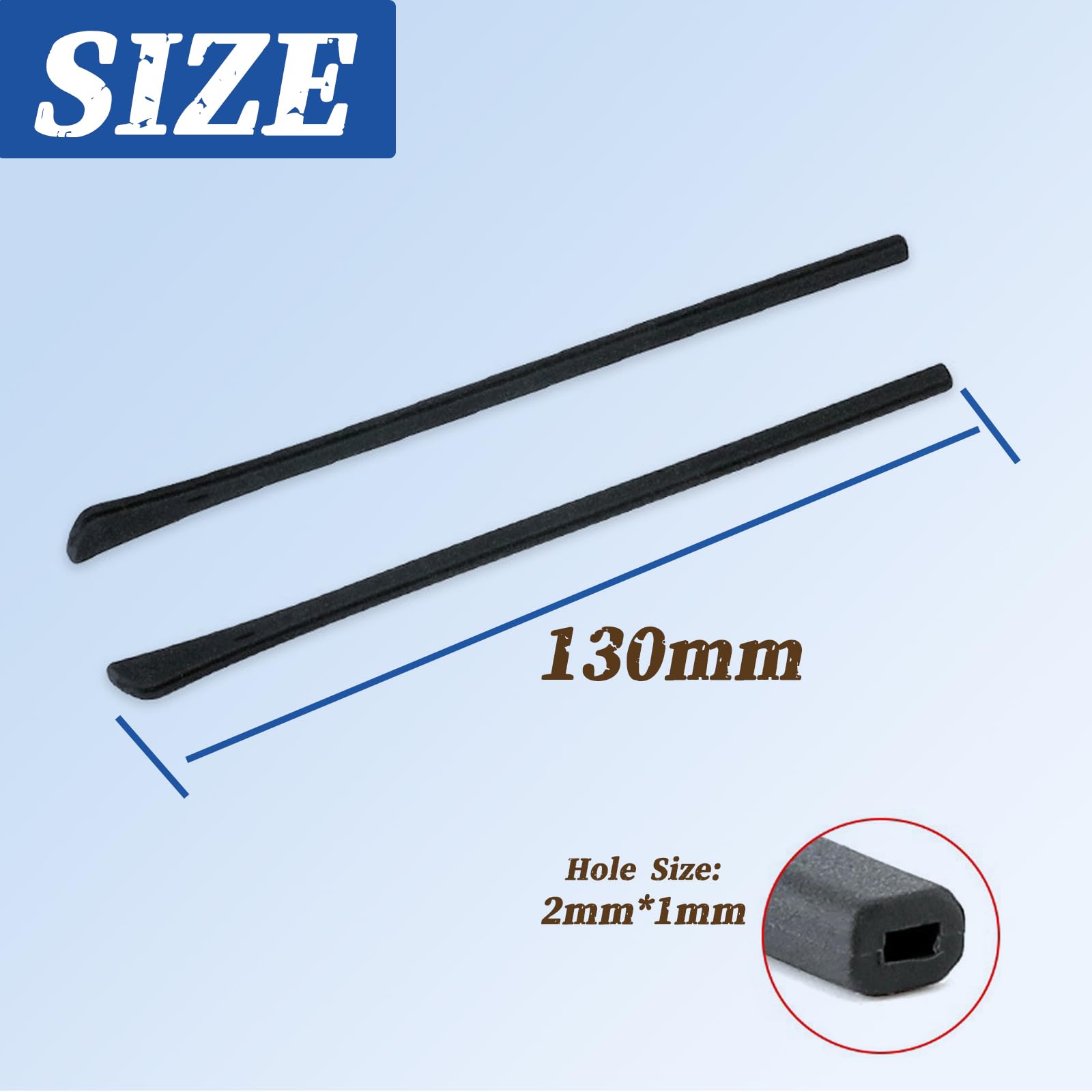 Available colors for end tips White Black Grey Pink Beige Blue Purple
