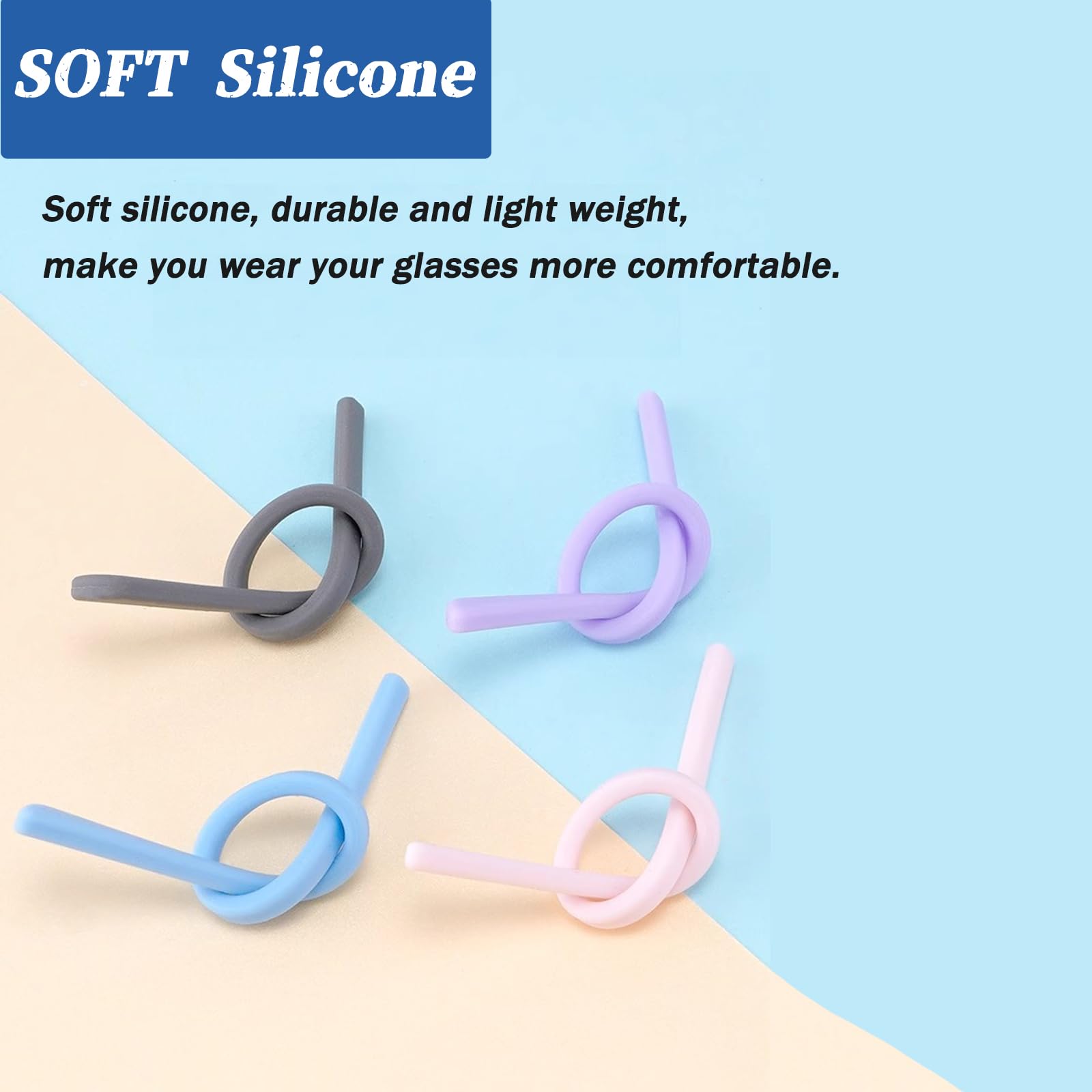 Fits thin metal glasses legs and wraps around temple