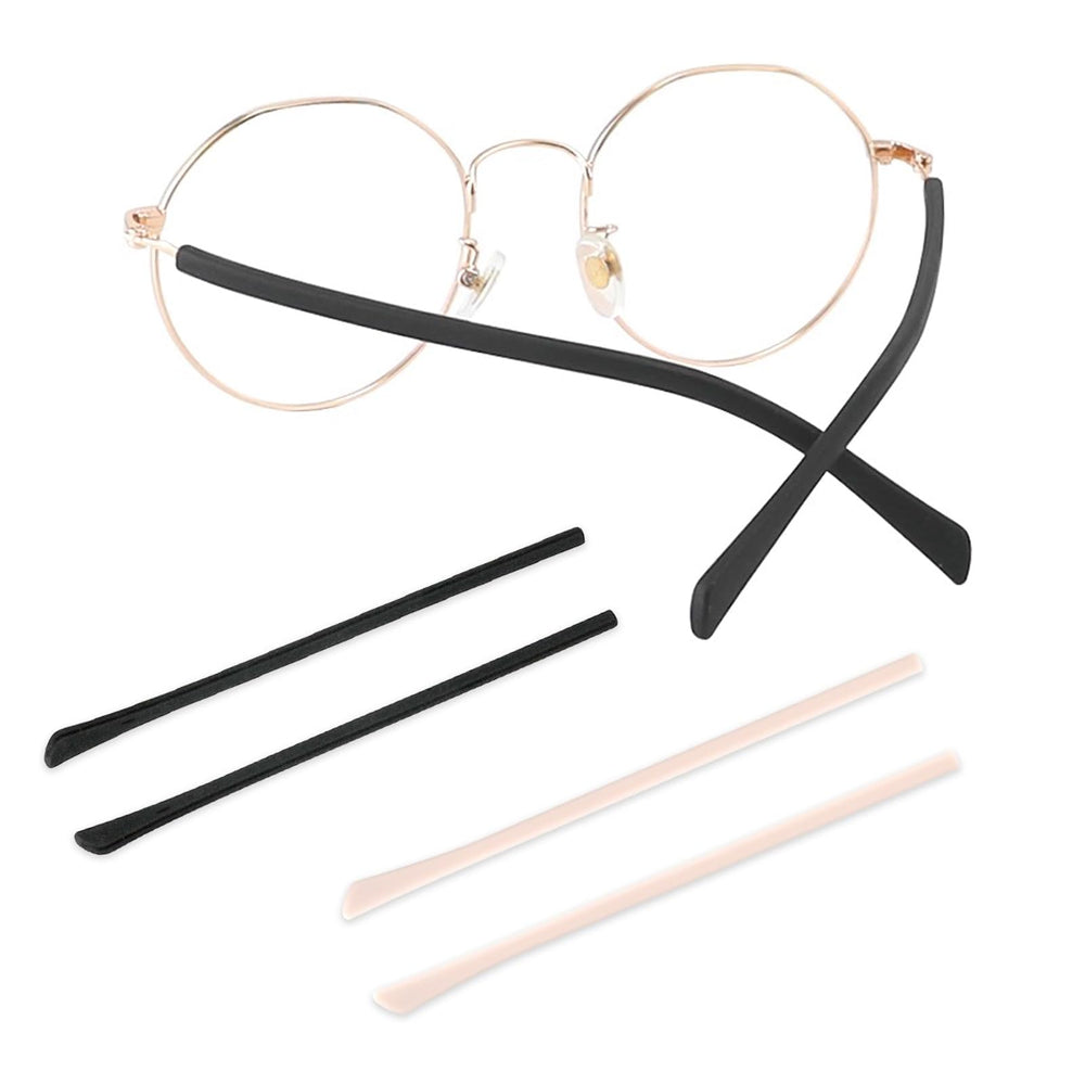 TORWOL Anti-Slip Silicone Eyeglass End Tips White