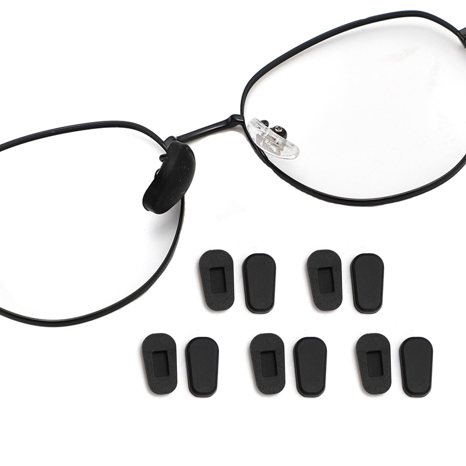 Close-up of Torwol slip-on nose pad covers for size S 9mm by 17mm