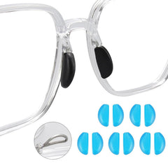 TORWOL blue teardrop silicone nose pads – 5 pairs (product overview)