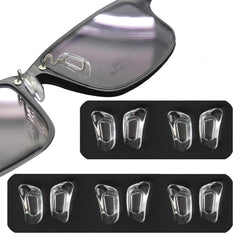 Close-up of TORWOL clear silicone nose pad for glasses